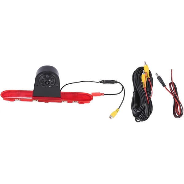 Bil Ryggekamera Bremselys for Proace Black Red