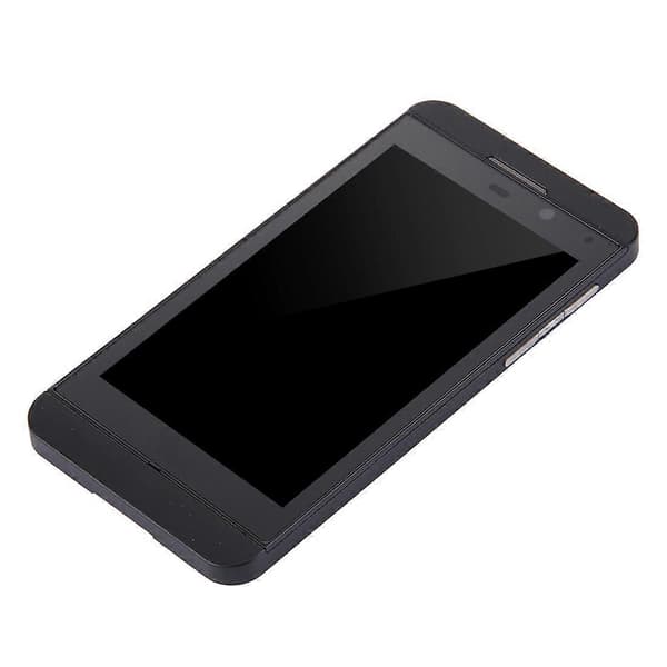 [LCS] LCD-skærm og digitizer komplet samling med ramme til BlackBerry Z10 4G Black