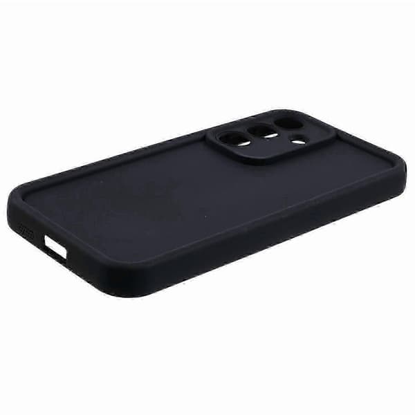 [LCS] Forbedret Samsung Galaxy S25 Mobiltelefoncover med rillet design TPU-greb - Sort