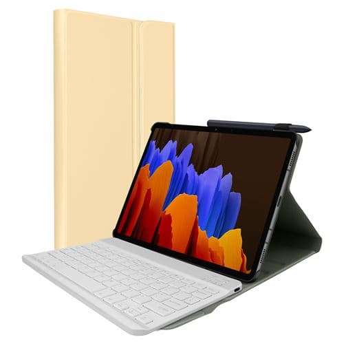 [LCS]Bluetooth-tangentbord kompatibelt med Samsung Galaxy Tab S7 Plus 12.4 med QWER