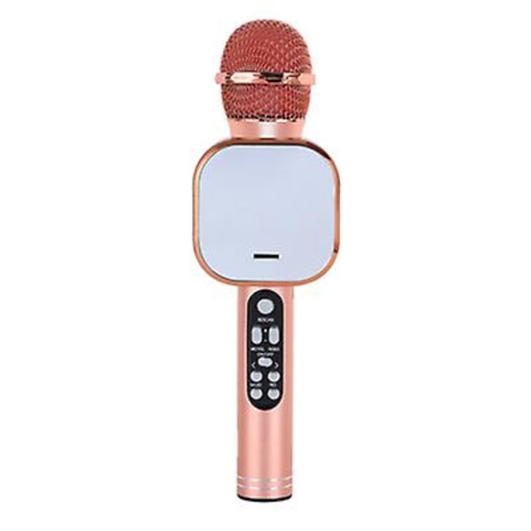 Trådløs mikrofon, intelligent støjreducerende mikrofon og lydintegreret surround sound-mikrofon rose gold