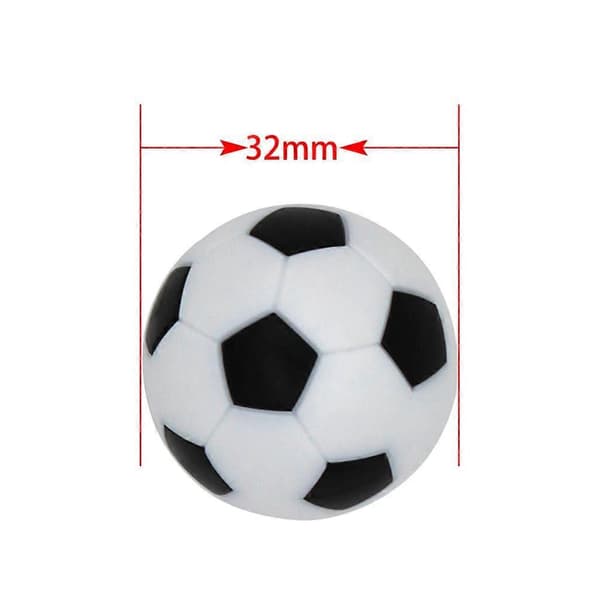 8 stk. 32 mm bordfodboldbolde til udskiftning af officielle bordfodboldspil 8pcs