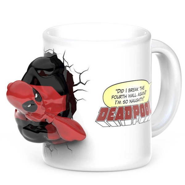 Mugg Deadpool Mugg Cup 3d Keramisk Cup