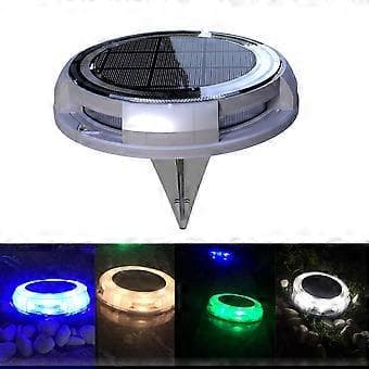 [LCS]4 stk. solcellelamper med LED-lys til have, strandfest og hjem