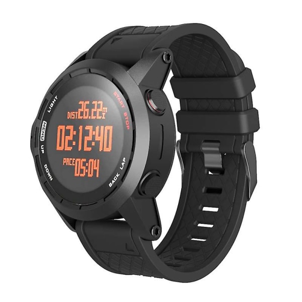 Silikone Sports Armbånd Urrem Udskiftningsbælte Til Garmin Fenix/fenix 2 Red