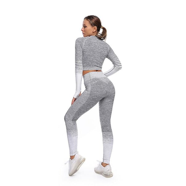Kvinnors Yoga Fitness Sports Suit M24