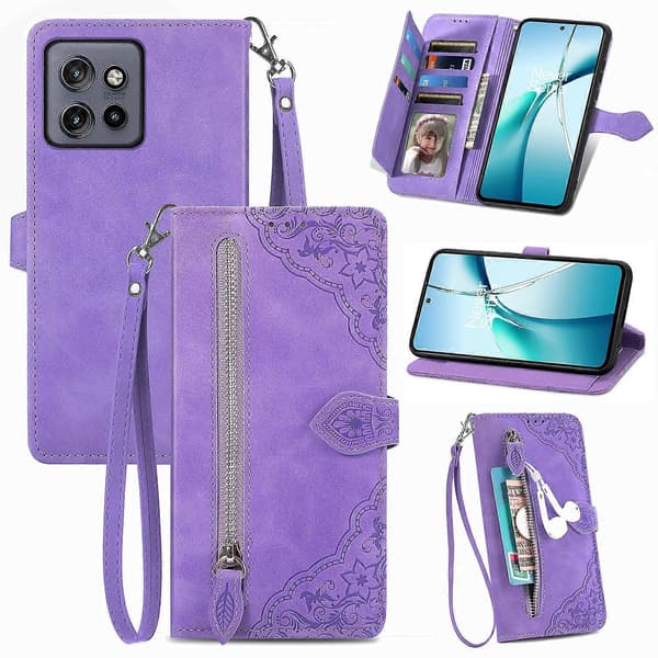 Til Motorola Edge 50 Neo 5G telefondeksel Multicolor Light Purple