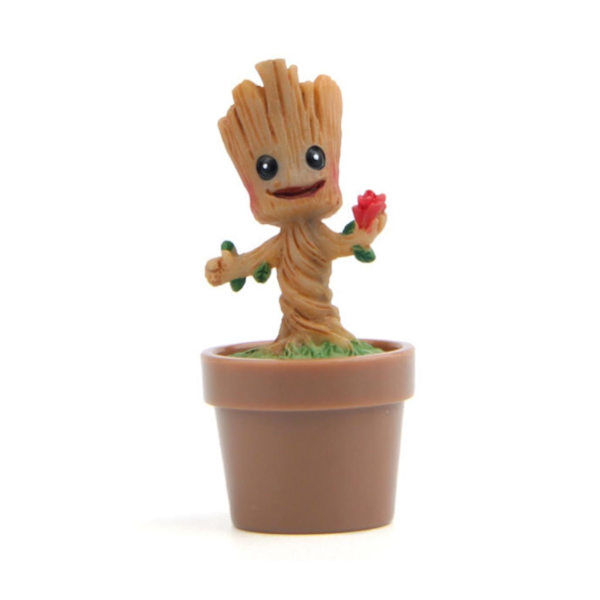 4 kpl Guardians Of The Galaxy Baby Groot Puu Maisema Mini Lelu