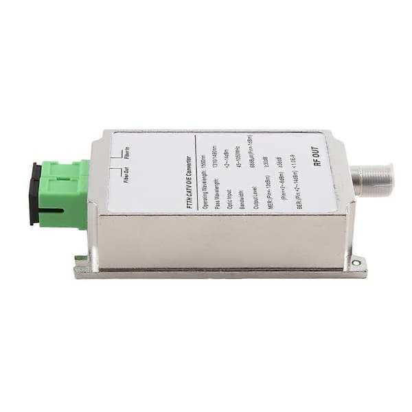 [LCS]Mini CATV FTTH-mottaker Fiberoptisk WDM-node RF-omformer Triplexer Minimode Innendørs AGC 1310nm/15 White