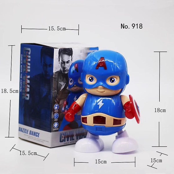 Avenger Elektrisk Dansande Iron Man Robot Captain America