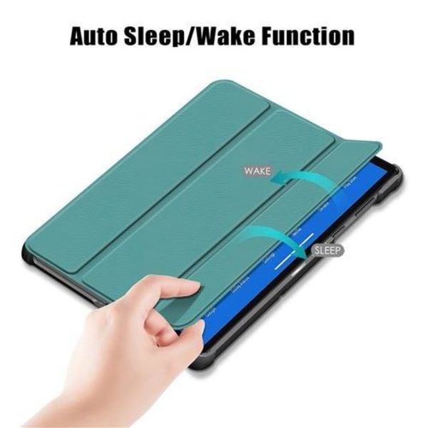 Passer til Lenovo Tab M10 FHD Plus X606F Cover Grøn
