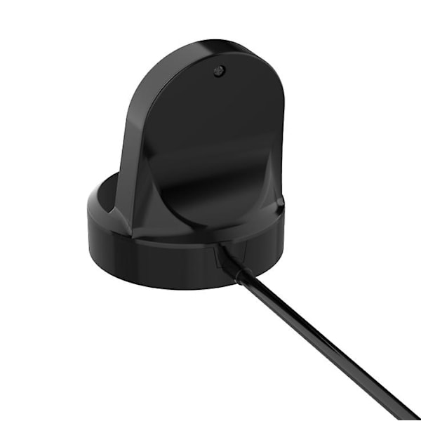 Bärbar Trådlös USB Snabbladdningsdocka Laddare Ställ för Klocka black