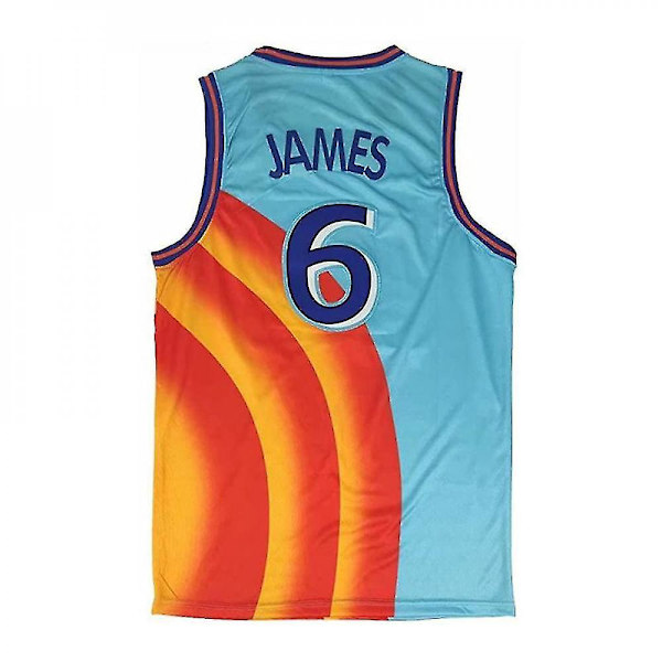 Space Jam James 6 Movie Tune Squad Basketball Singlet L