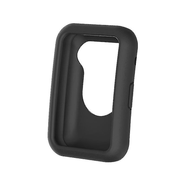 Silikone Armbåndsrem til Huawei Watch Fit, Udskiftningsrem + Ridsefast Urkasse Sort, Sort Style D Huawei Watch Fit Black, Black