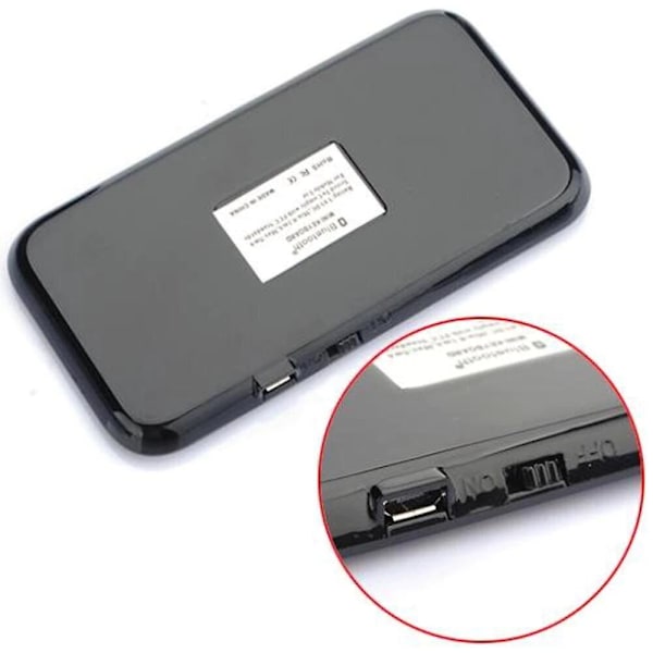 Qwert Mini Uppladdningsbart Trådlöst Bluetooth Tangentbord för iphone 6 6s plus ipad samsung