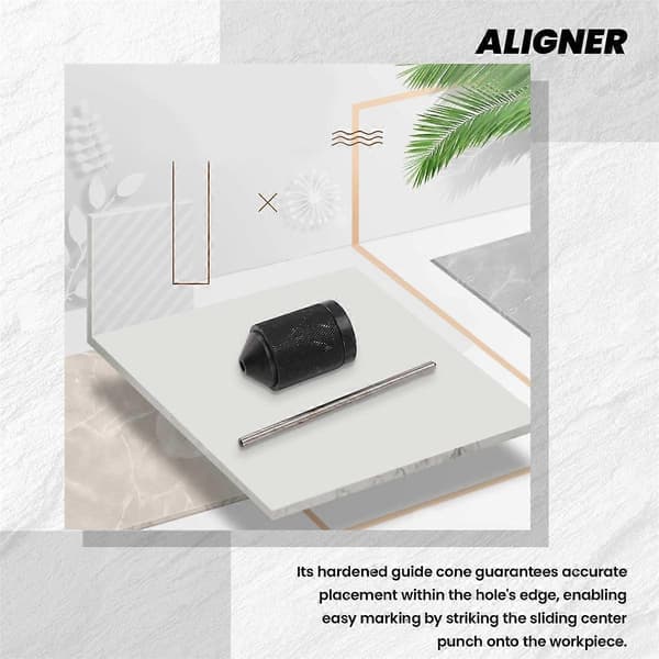 [LCS] Universal Transfer Punch & Aligner Stor (3/8 tomme til 1 tomme) Large