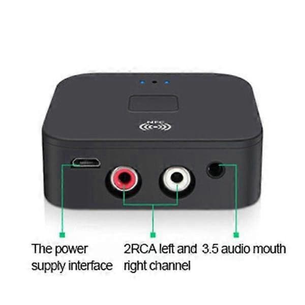 [LCS]BLS-B11 NFC Bluetooth-vastaanotin 5.0 3.5mm Jack Aux Stereo Langaton sovitin Musiikkituki LL autoon -HK806