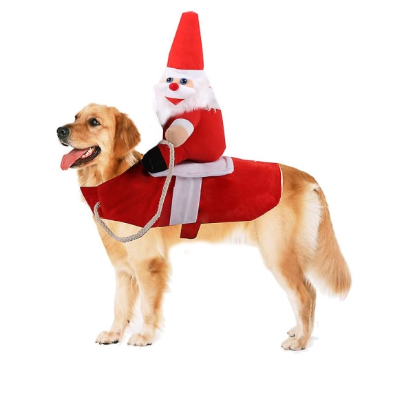 Jul Hundkläder Fest Husdjur Små hundar Kattkläder L