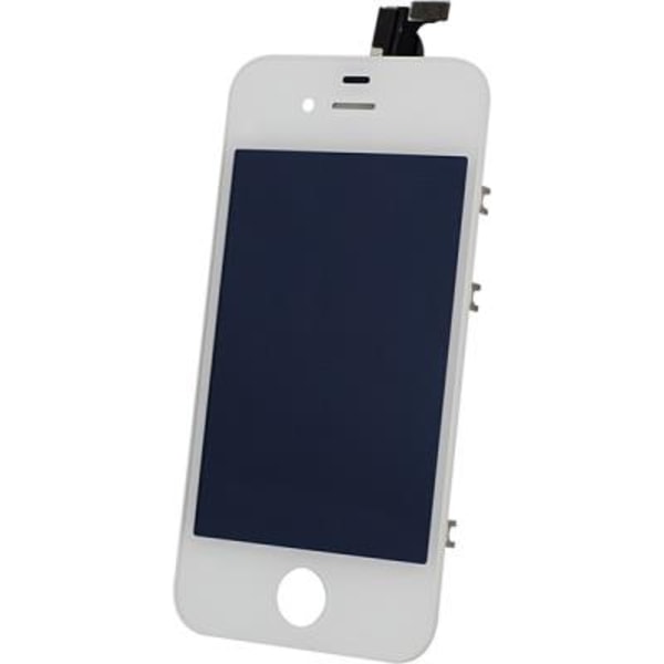 Komplett skærmsæt (LCD-glas) til iPhone 4 Hvid
