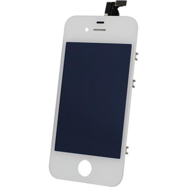 Komplett skärmsats (LCD-glas) för iPhone 4 Vit