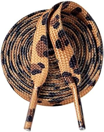 [LCS] Tynde flade leopard-ko-print snørebånd Camouflage snørebånd 1 par 47 tommer