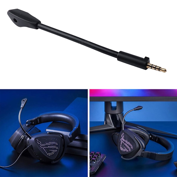 Gamingmikrofon 3,5 mm Mikrofonersättning för Rog för Delta Headset