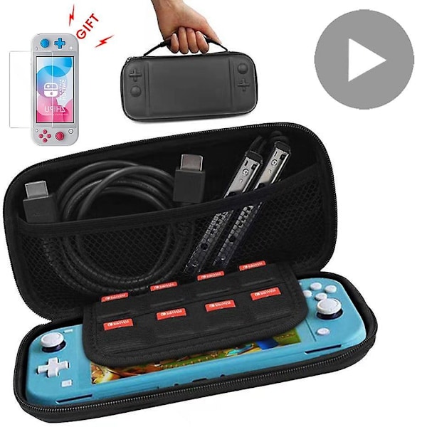 Bärväska för Nintendo Switch Lite tillbehör, skydd, spelkonsolväska, reseförvaring, bärskydd, pochette coque Yellow film