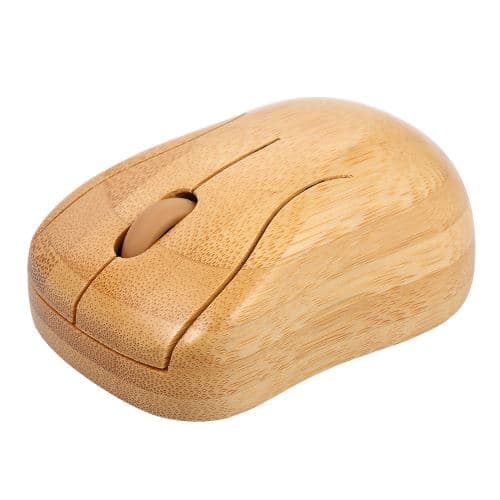 [LCS] 2.4G Trådløst Bambus PC Tastatur og Mus Combo Computer Nøgle