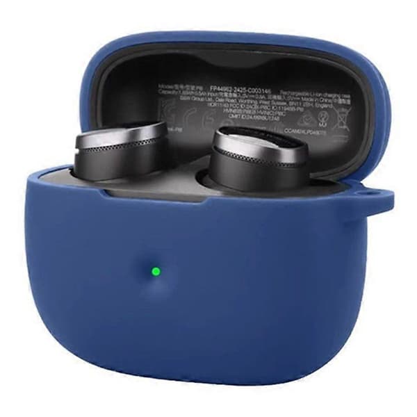 För Bowers & Wilkins Pi8 Silikonfodral med Anti-förlorad Spänne Bluetooth Hörlurar Skyddsfodral White