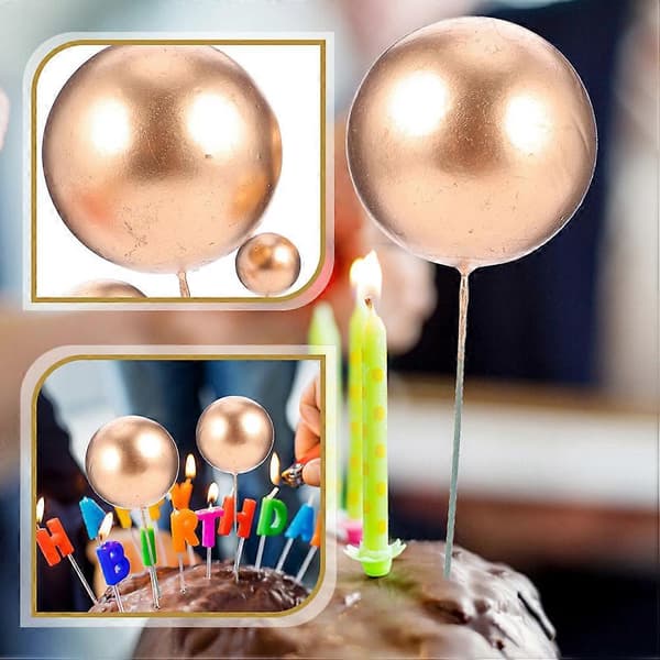 Kuler Dessert Topper for dekorasjon 42 stk skumkakeinnlegg