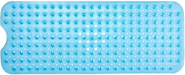 [LCS] Halkfri badmatta 100x40cm Extra lång badmatta blue