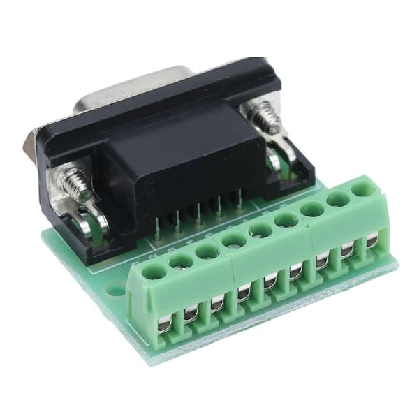 [LCS]DB9 Hun Terminal Breakout Board 9-positions skrueadapter til RS232 RS485-stik