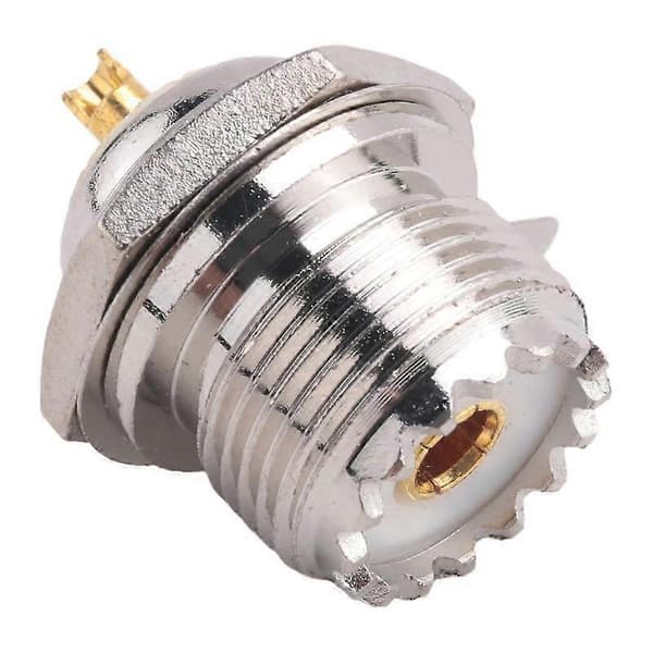 UHF Hun SO239 Jack Skot Lodde Panelmontering Lige Stik silver