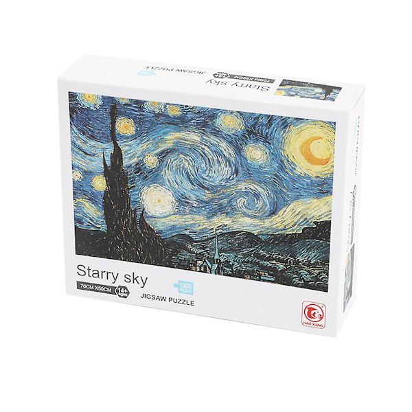 1000 Brikker Stjerneskimmel Puslespil til Voksne Teenagere Blue 50x70x0.2cm