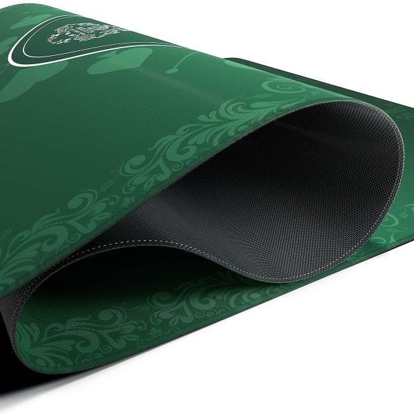 Pokerdesigner Pokermatta Grön 180 X 90 Cm, Lämplig för ditt eget pokerbord-lyx pokertyg-poker Matta-poker cover