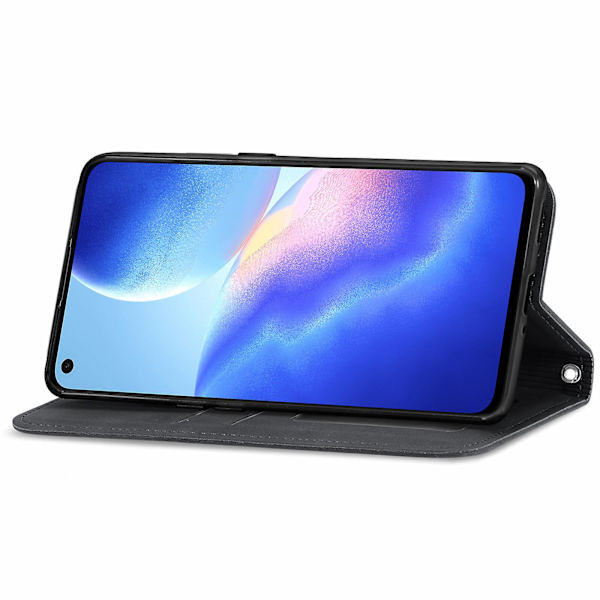 Fodral Kompatibelt med Oppo Find X3 Lite Magnetisk Stängning Läderplånboksfodral