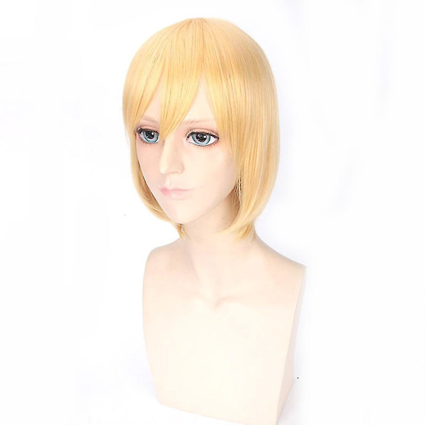 Attack On Titan Peruk Armin Arlert Syntetiskt Hår Peruker