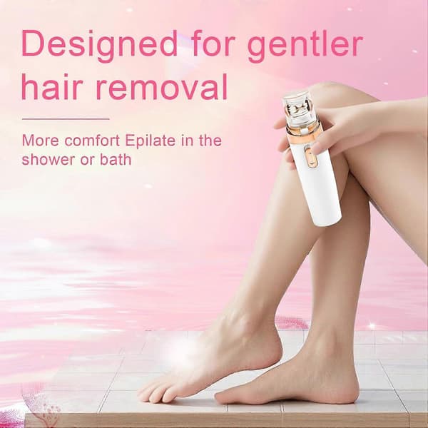 Epil Pro 3.0 Dame Ansigts Epilator 2025 Ny - 2-i-1 Genopladelig Ansigtsbehåring