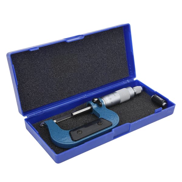 [LCS] Spiral Micrometer Set 25-50 mm External Measurement Mechanical Lock