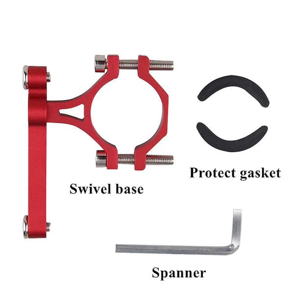 [LCS] Cykelflaskhållaradapter Cykelvattenflaskhållare Monteringsadapter Red