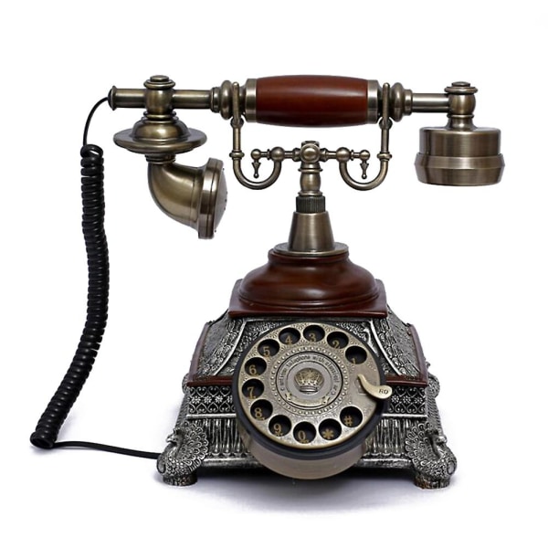 Tc-151as Rotary-telefon i antik stil