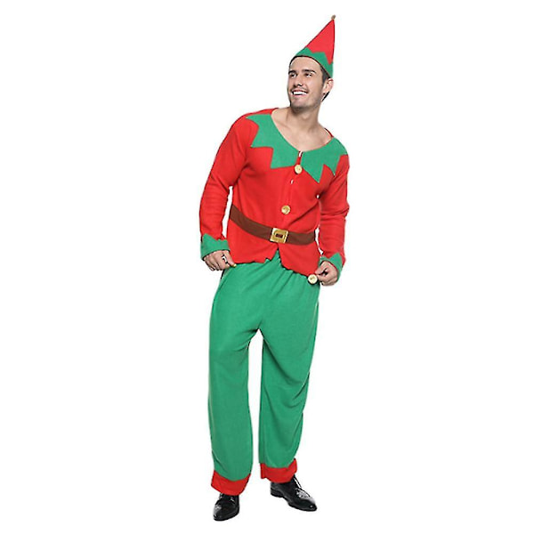 Julklänning Förälder-barn Grön Juldräkt man M
