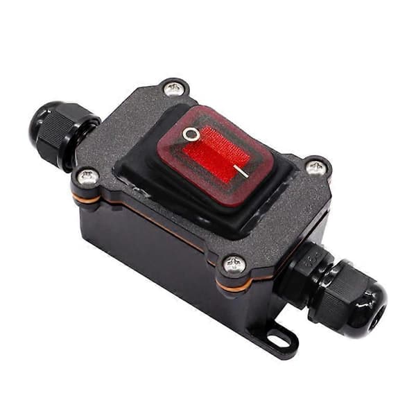 IP67 Vandtæt Inline Switch 12V DC 20A Højstrømsafbryder As shown