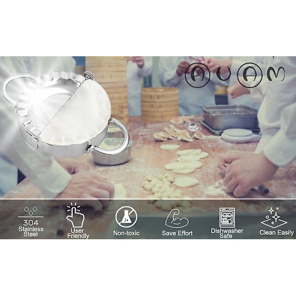 Mykyrokone Pierogi-muotti Wonton ruostumattomasta teräksestä
