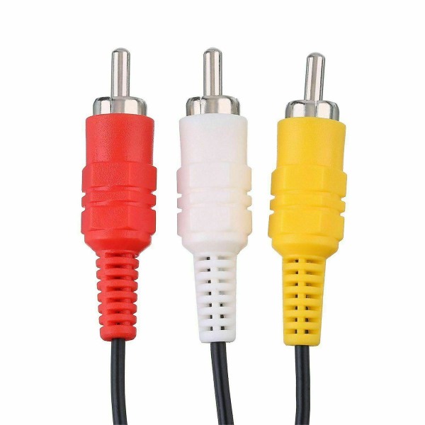 Oem 1,8 m Rca Av Tv Ljud Video Stereo Kabel Sladd För Playstation Ps1 Ps2 Ps3 A/v