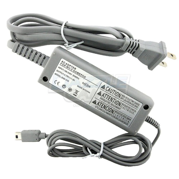 AC Lader Hjem Strømforsyning Veggplugg For Nintendo Wii U Gamepad