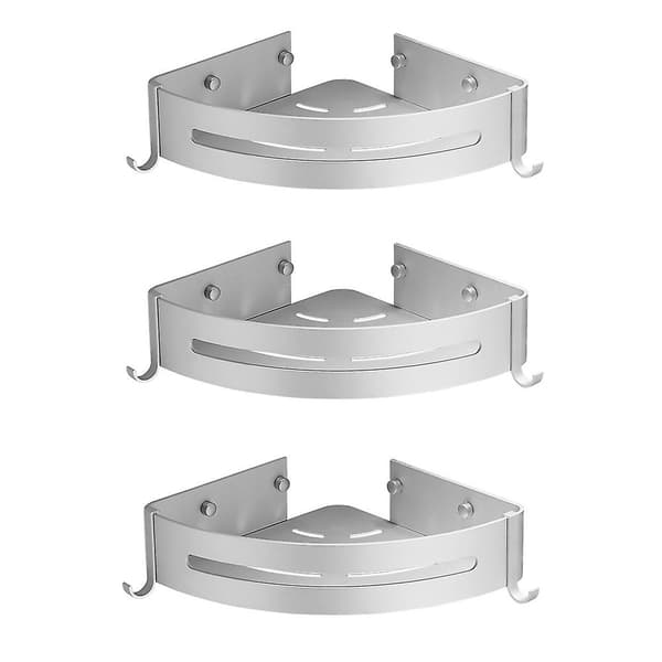 [LCS] Hjørne Brusehylde Sort Space Aluminium