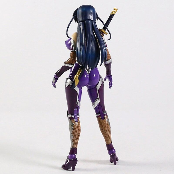 Taimanin Igawa Asagi 6\" Toimintafiguurikokoelma purple