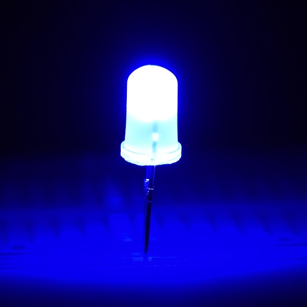 500 stycken transparent LED-ljusavgivande diodlampa LED-ljus, 5 mm (5 färger)