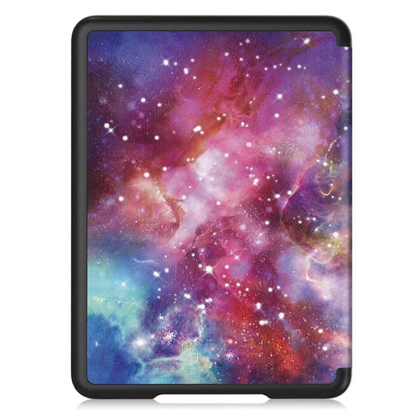 Enfärgat läderfodral för Kindle 12:e generationen 2024 Milky Way